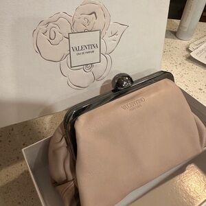 Valentino Dusty rose Pink small Clutch Bag